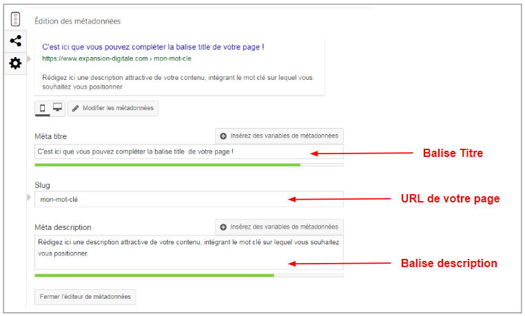 balises meta seo