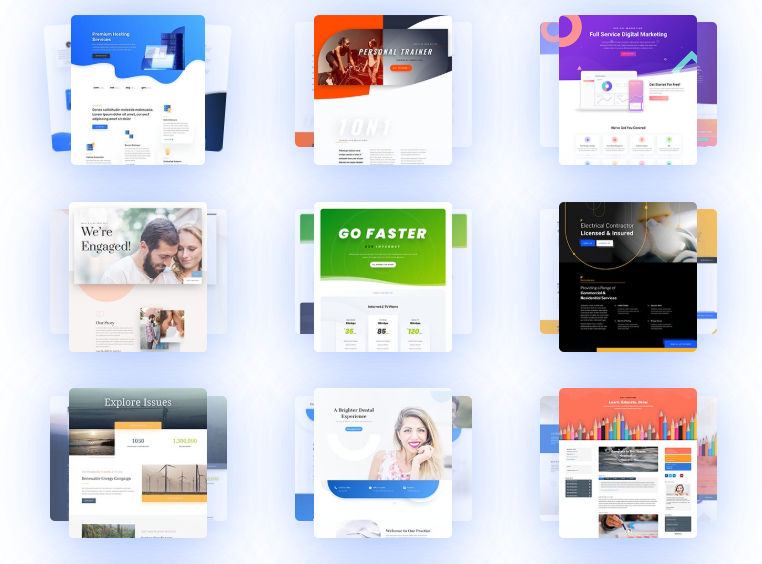 templates divi